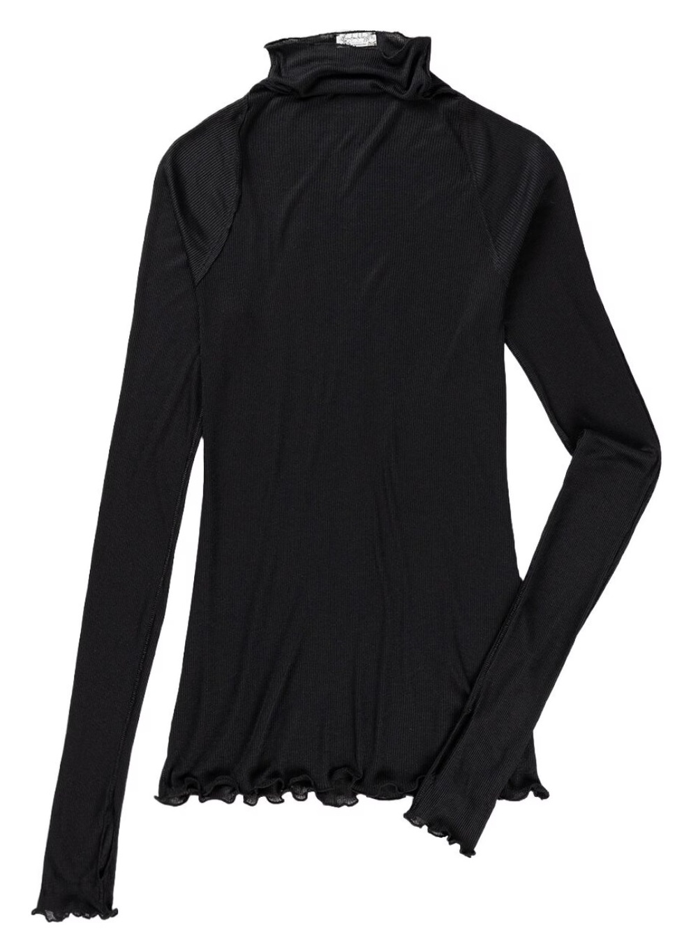 NWT Free People Intimately Close To Home Layering Top in Black Small - Picture 3 of 9